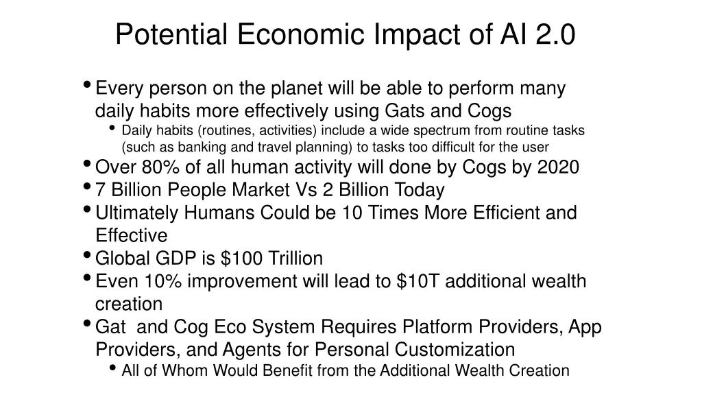 potential economic impact of ai 2 0