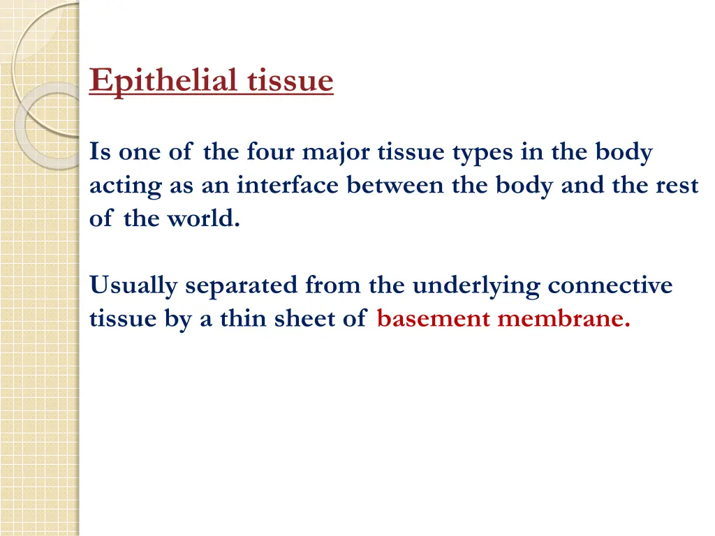 epithelial tissue 1