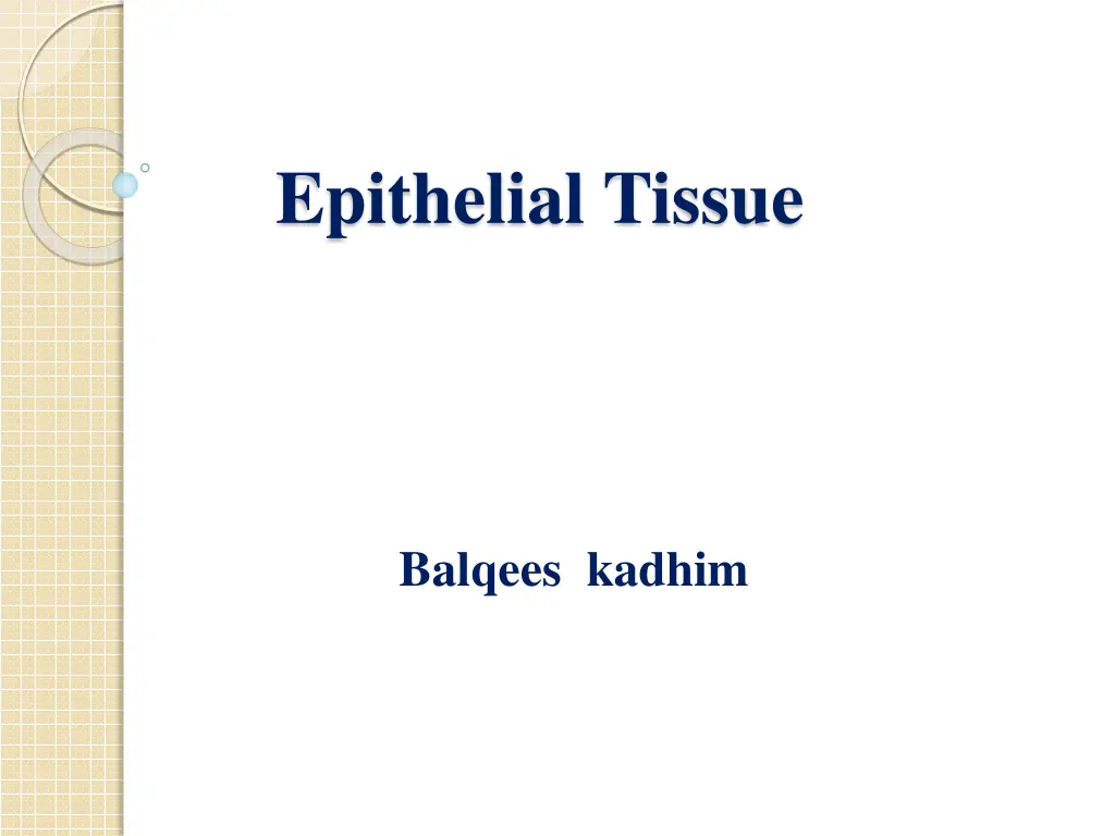 epithelial tissue