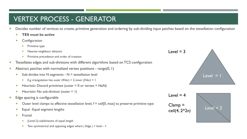 vertex process generator