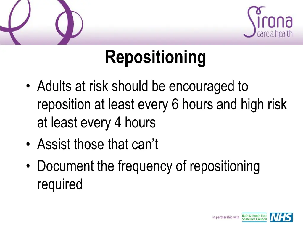 repositioning