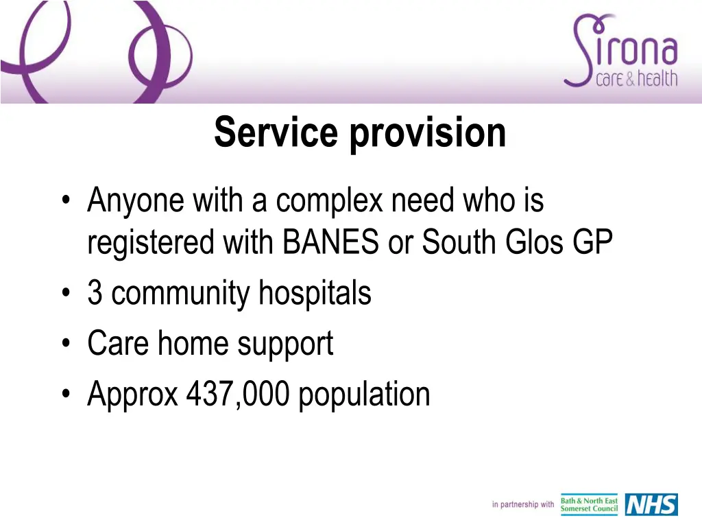 service provision