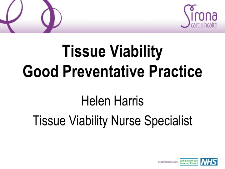 tissue viability good preventative practice