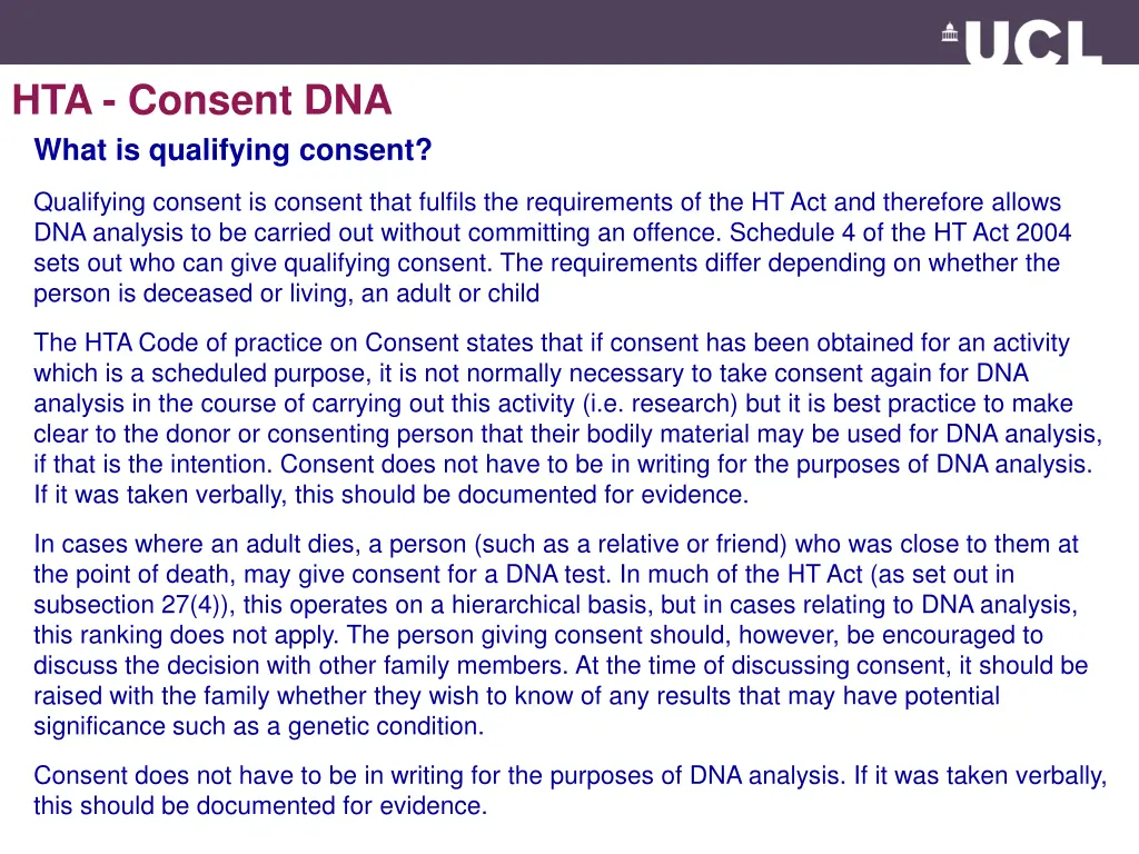 hta consent dna what is qualifying consent