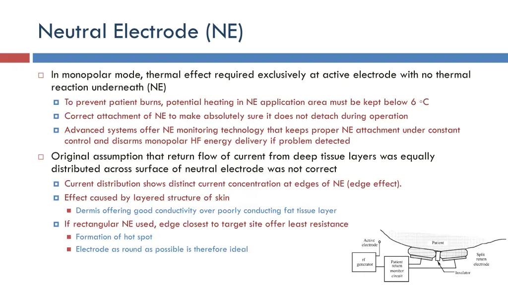 neutral electrode ne