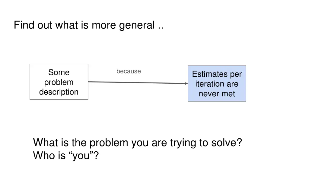 find out what is more general