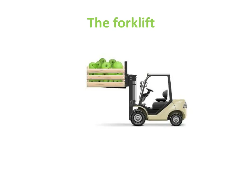 the forklift