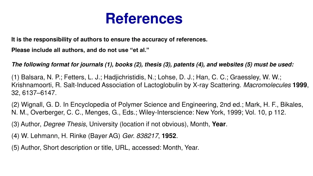 references