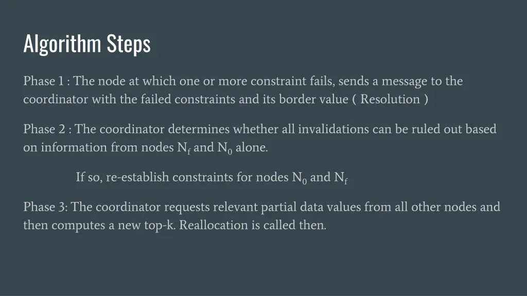 algorithm steps