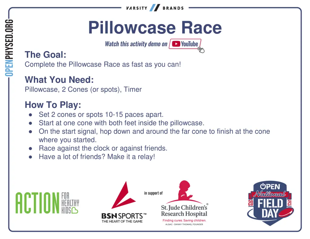 pillowcase race