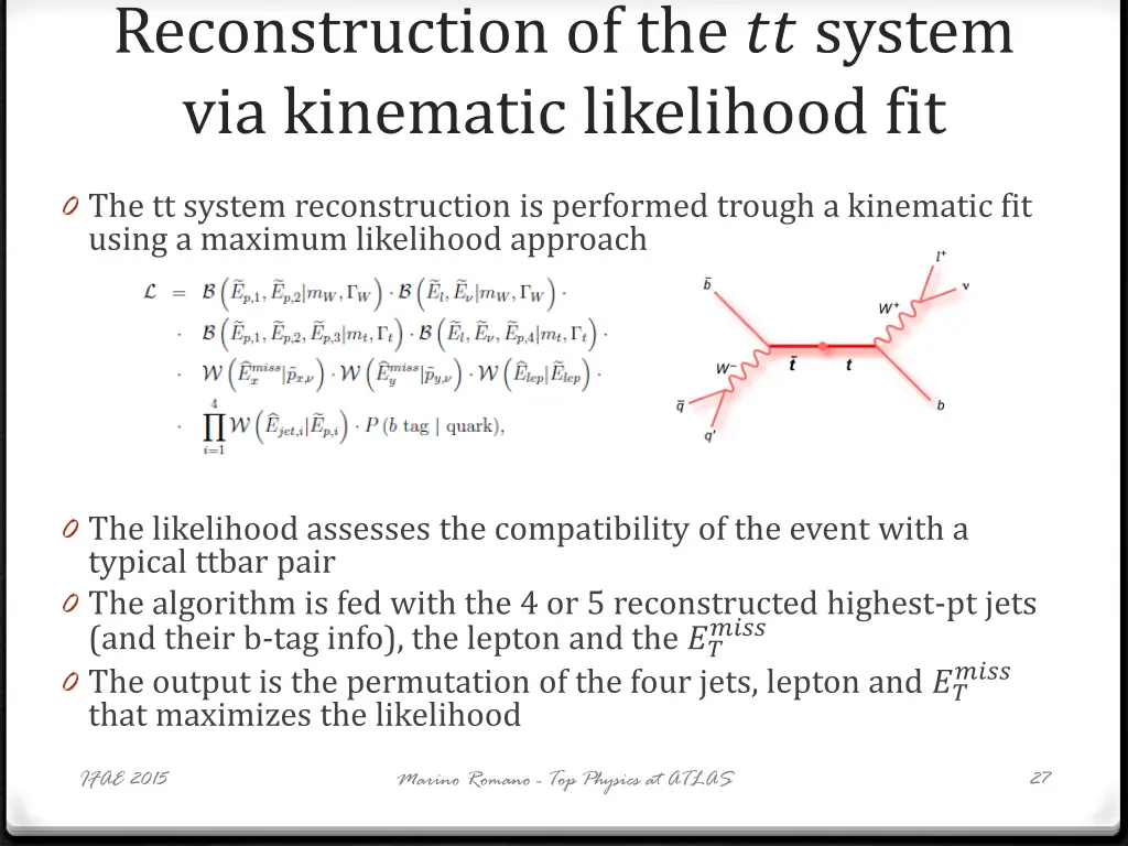 reconstruction of the system via kinematic