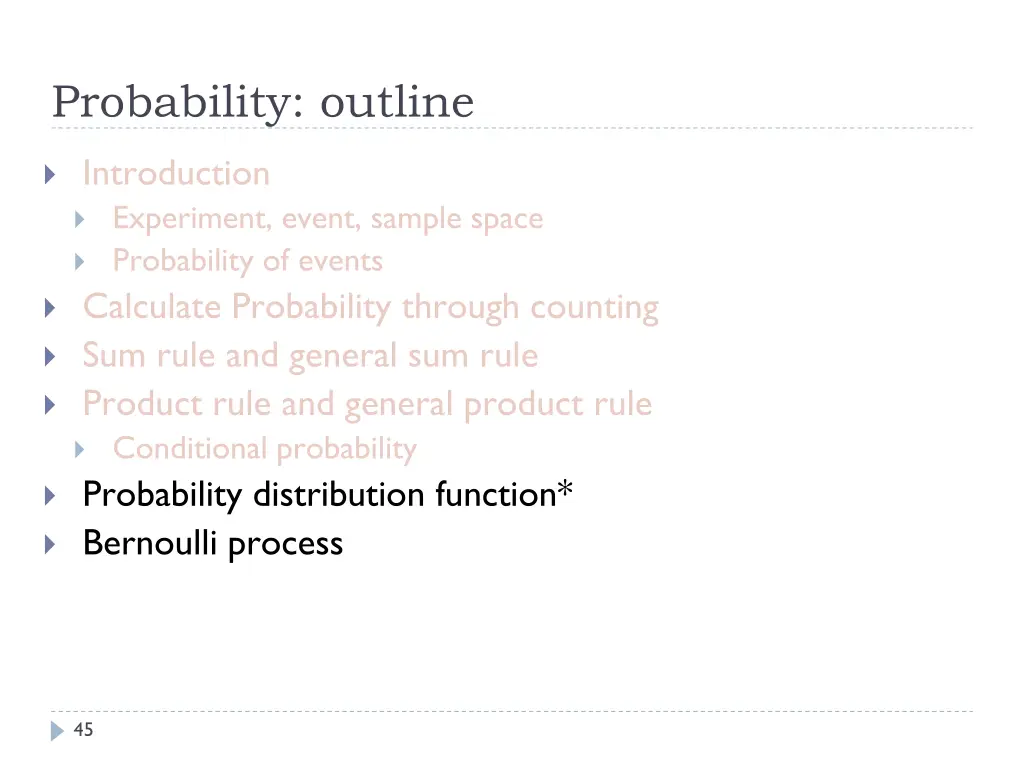 probability outline 4