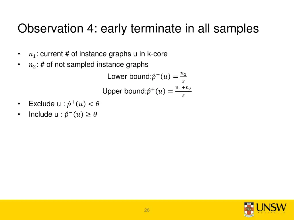 observation 4 early terminate in all samples 1