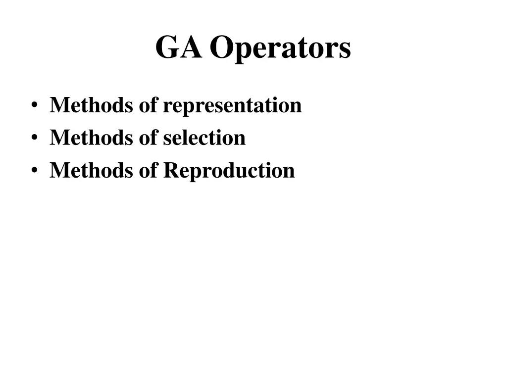 gaoperators