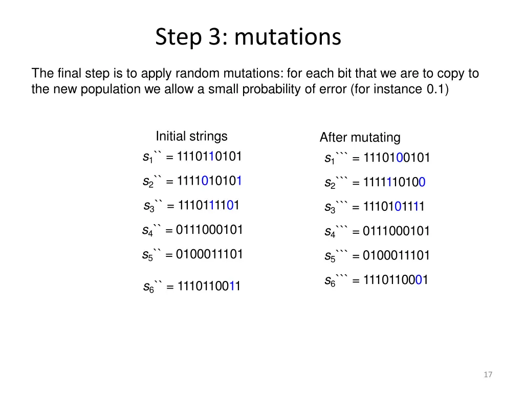 step 3 mutations