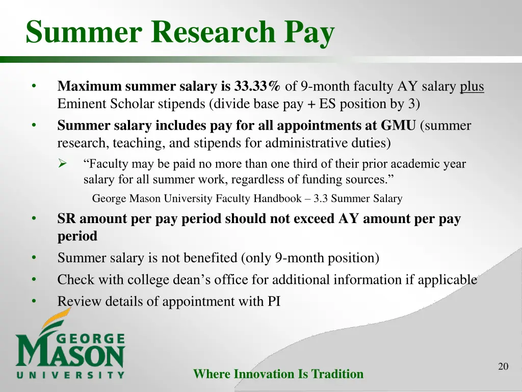 summer research pay