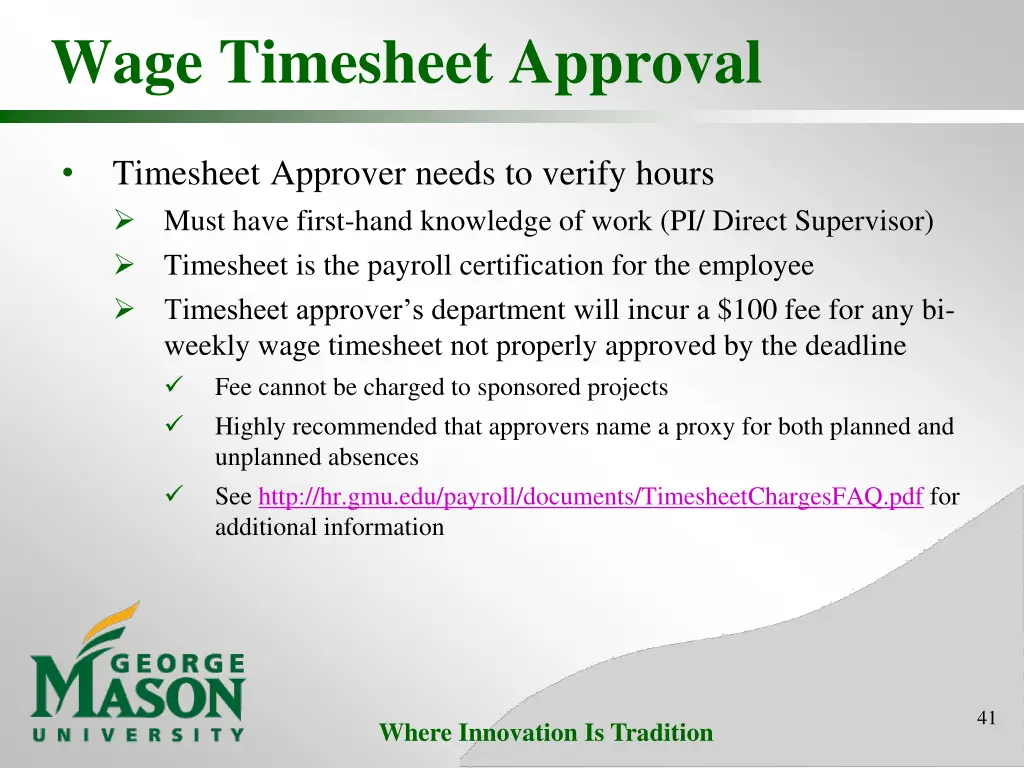 wage timesheet approval