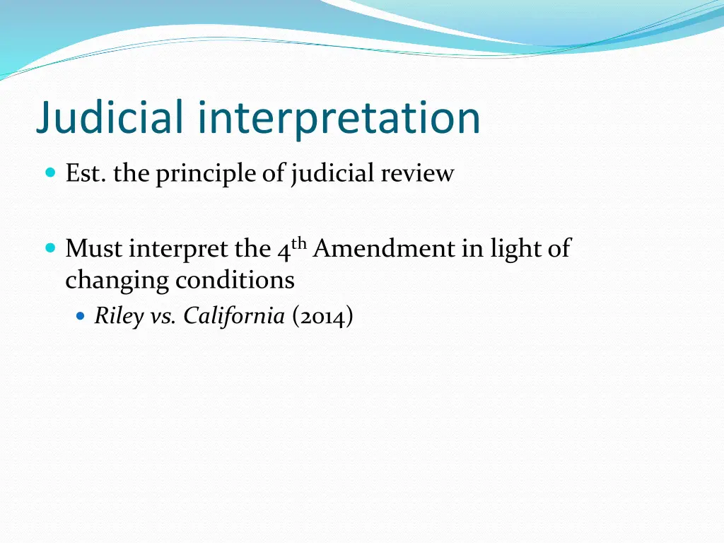 judicial interpretation