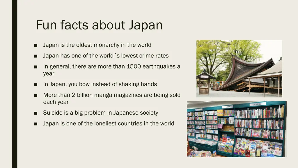 fun facts about japan