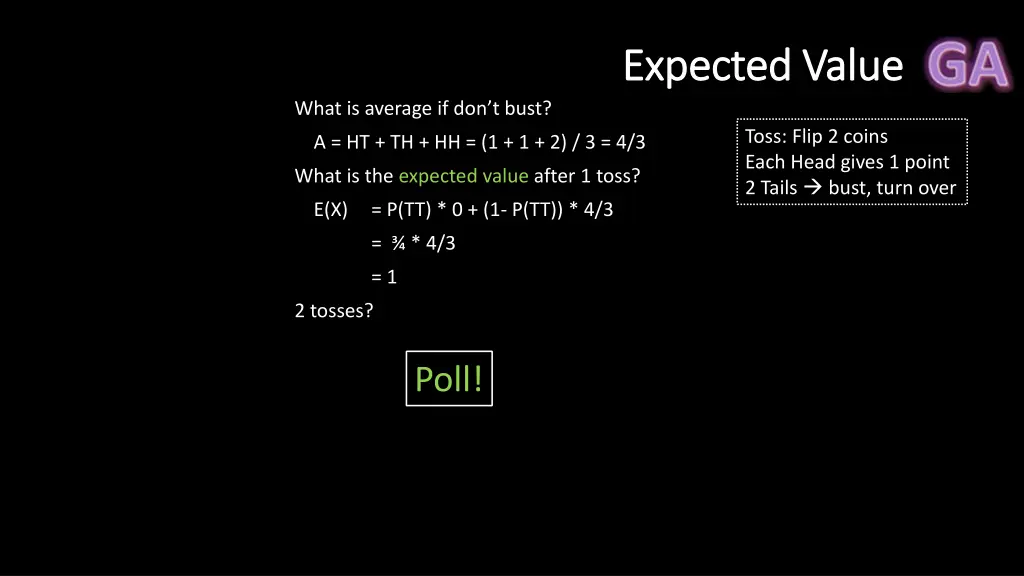 expected value expected value 2