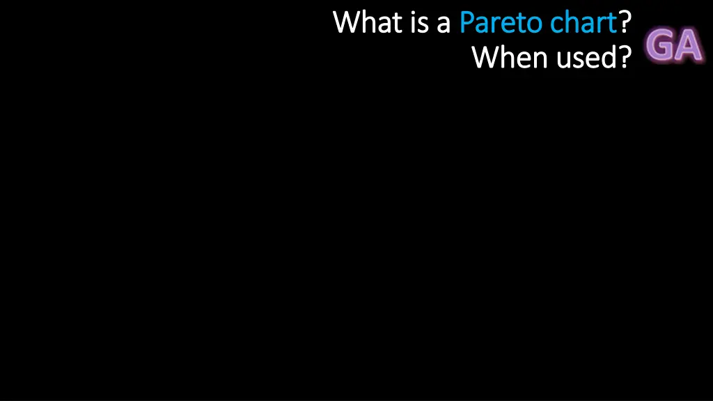 what is a what is a pareto chart pareto chart