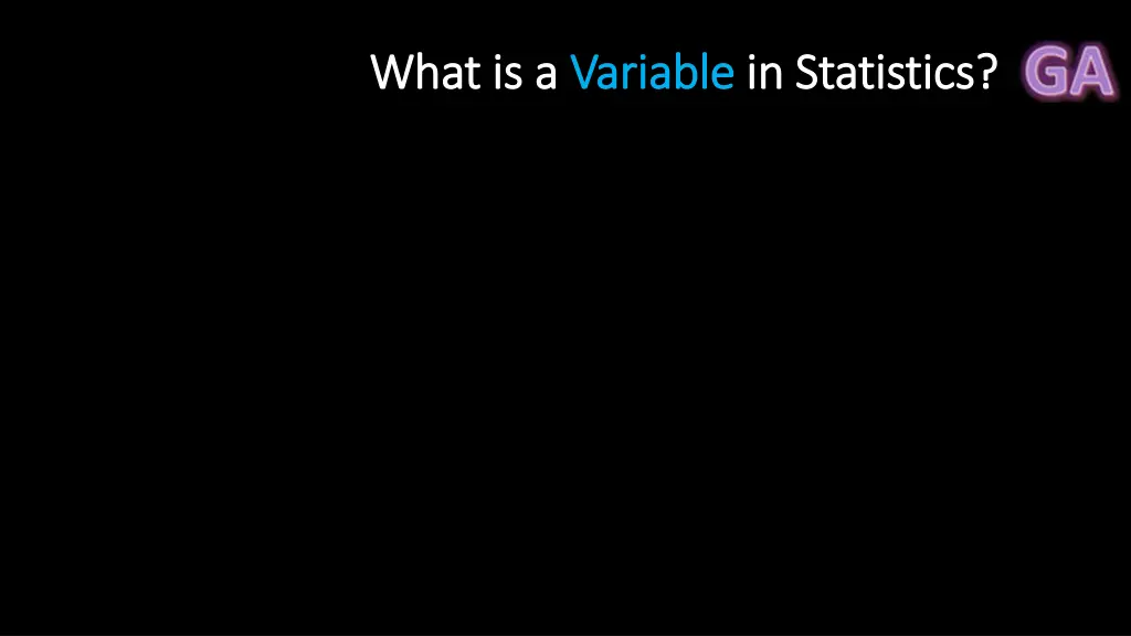 what is a what is a variable