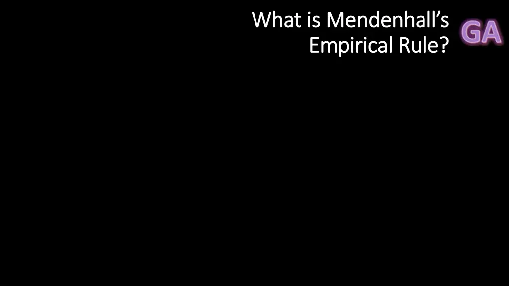 what is mendenhall s what is mendenhall