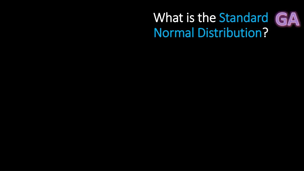 what is the what is the standard normal