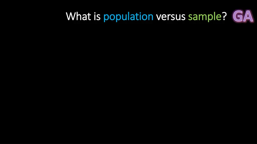 what is what is population population versus