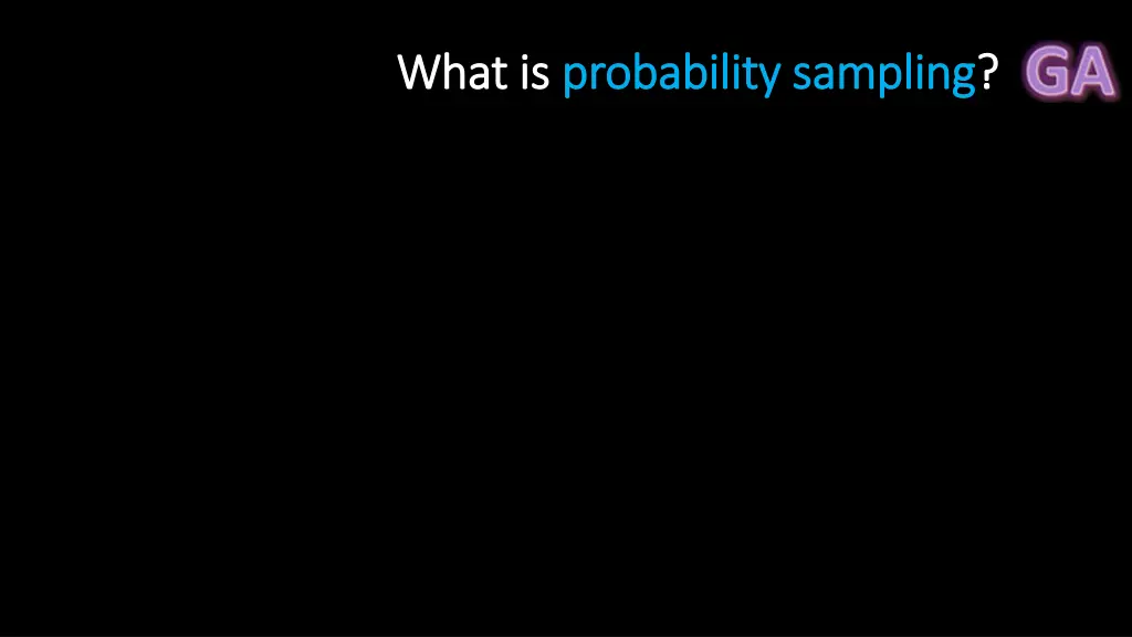 what is what is probability sampling probability