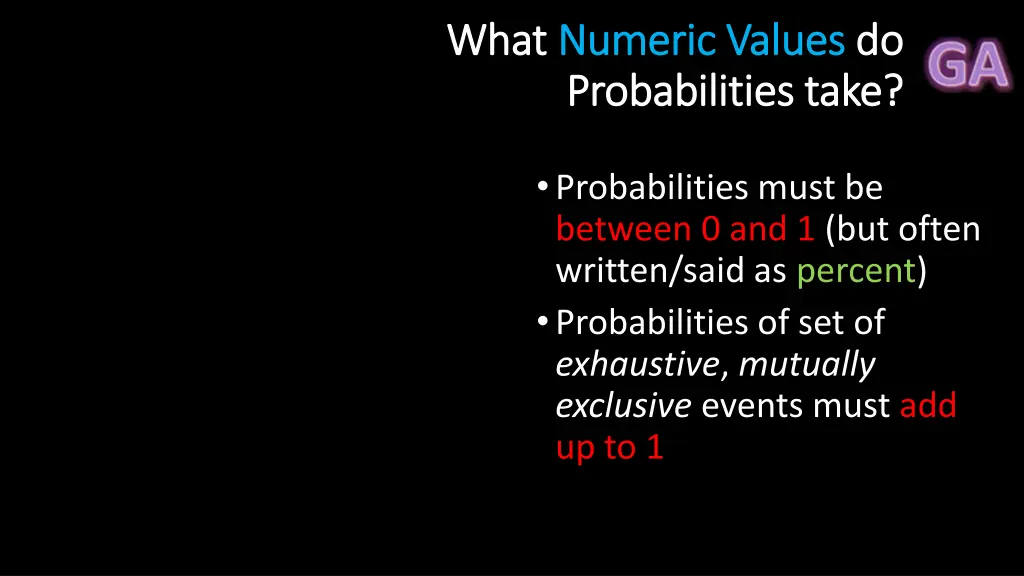 what what numeric values numeric values 1