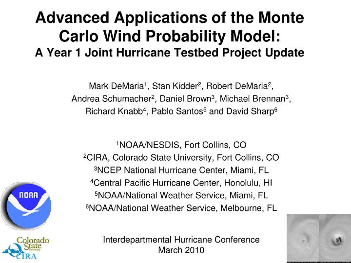 advanced applications of the monte carlo wind