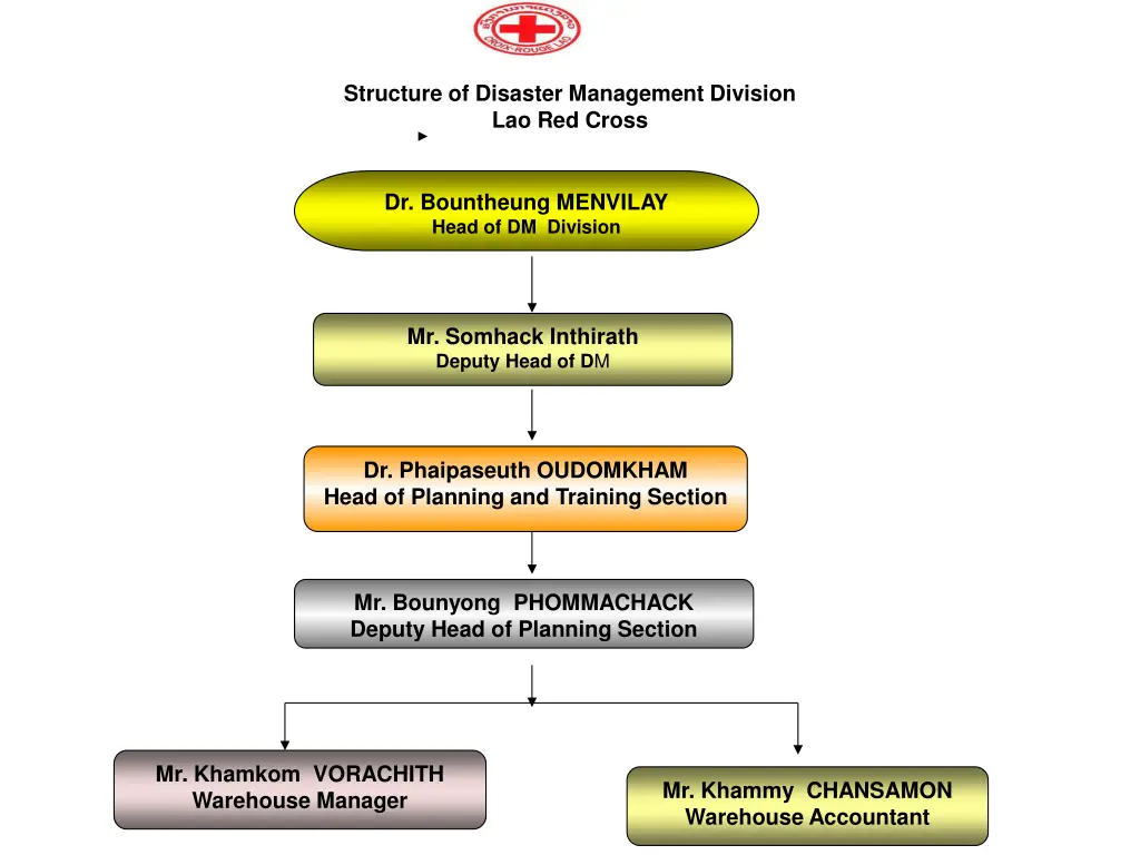 structure of disaster management division