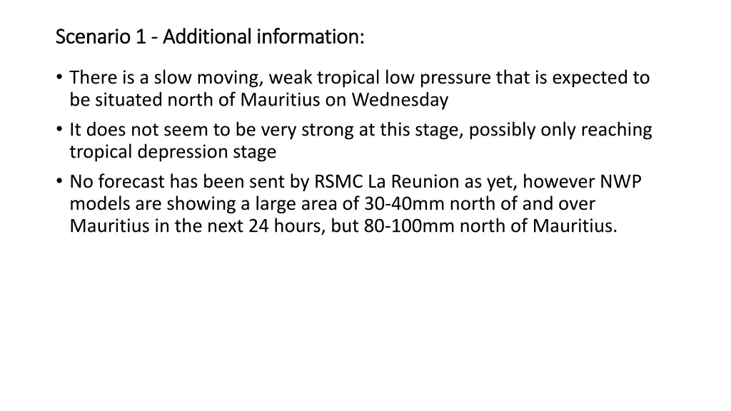 scenario 1 scenario 1 additional information