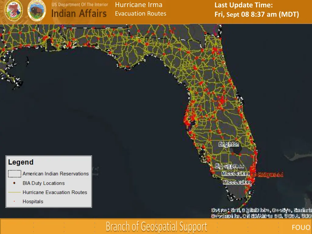 hurricane irma evacuation routes