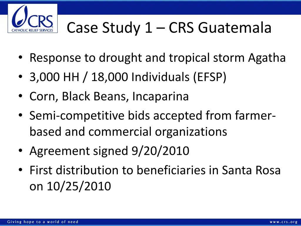 case study 1 crs guatemala