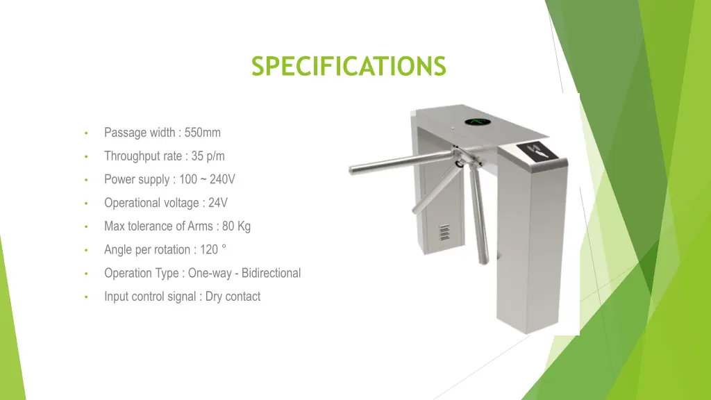 specifications 2