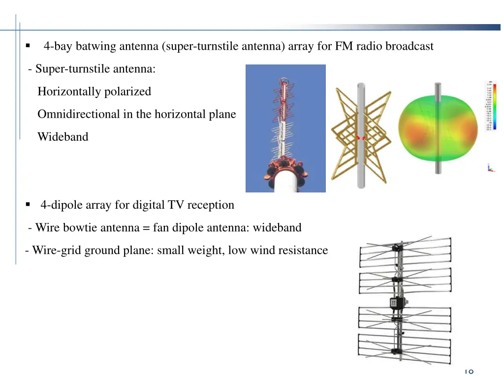 4 bay batwing antenna super turnstile antenna