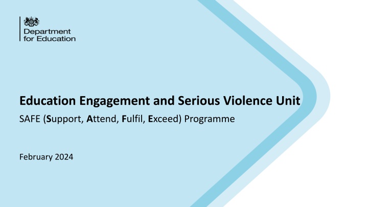 education engagement and serious violence unit