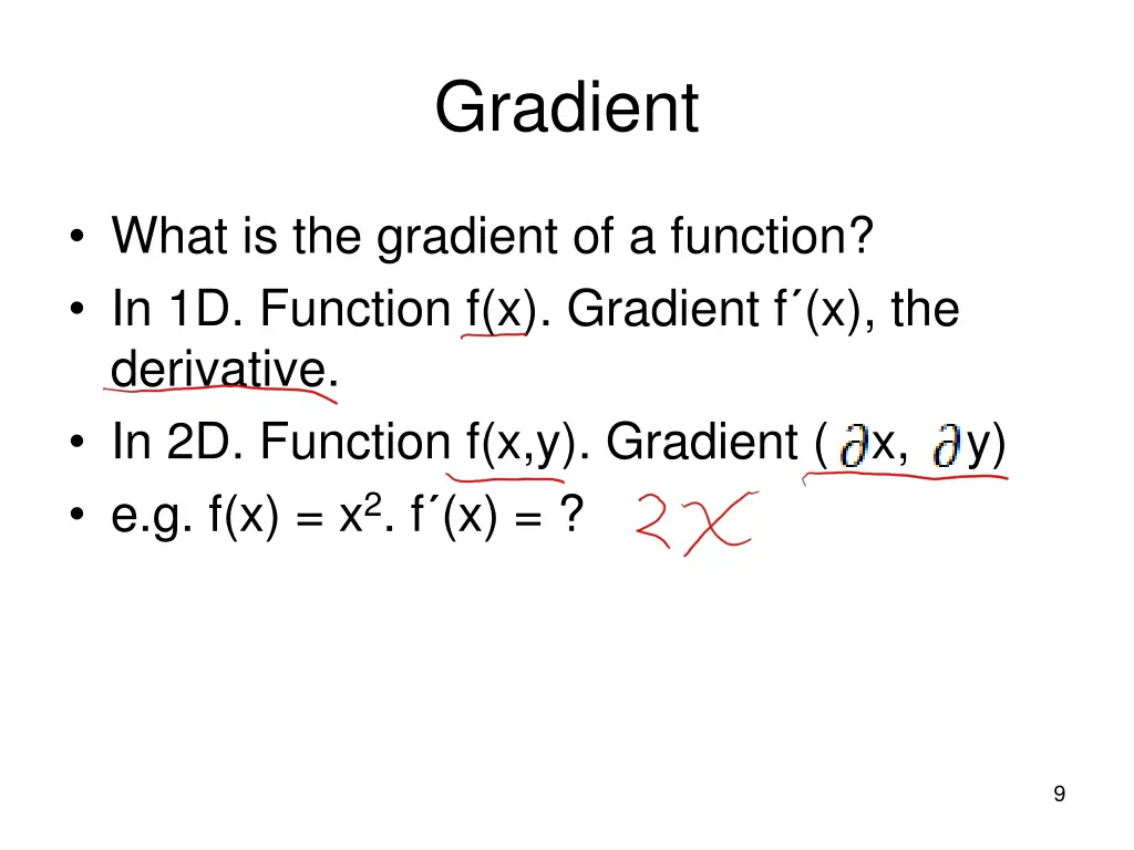 gradient