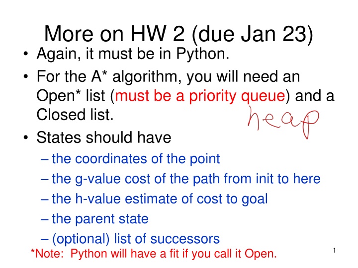 more on hw 2 due jan 23 again it must