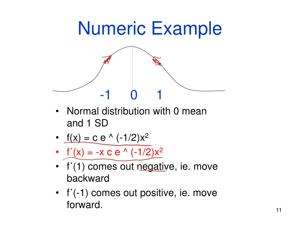 numeric example