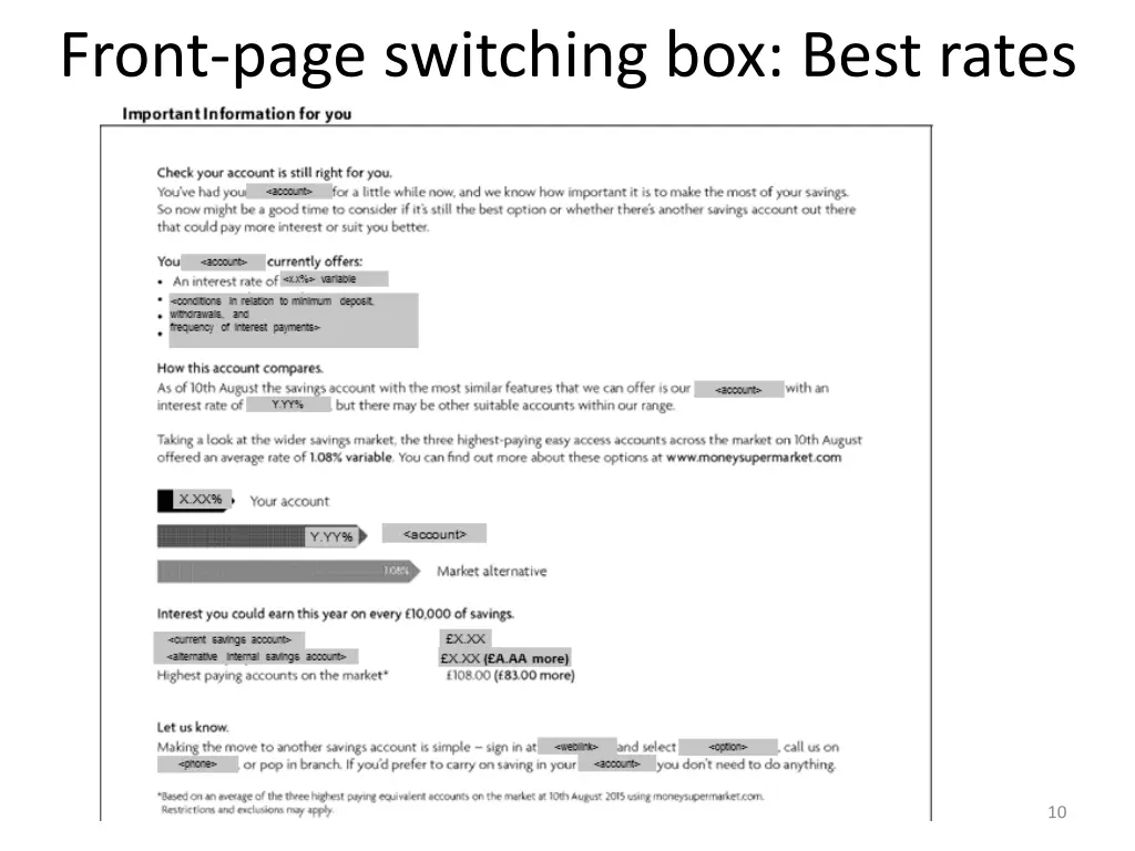 front page switching box best rates