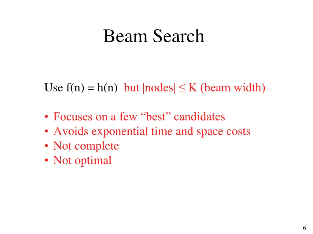 beam search