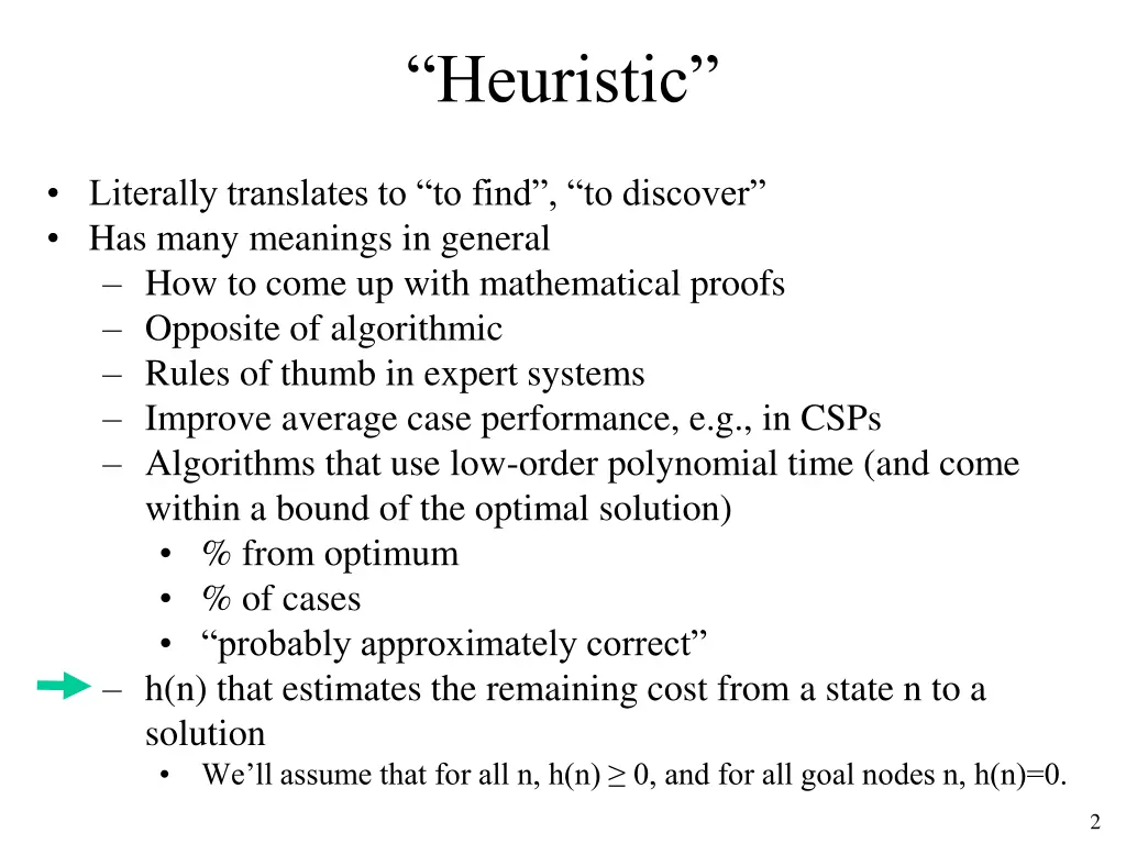 heuristic