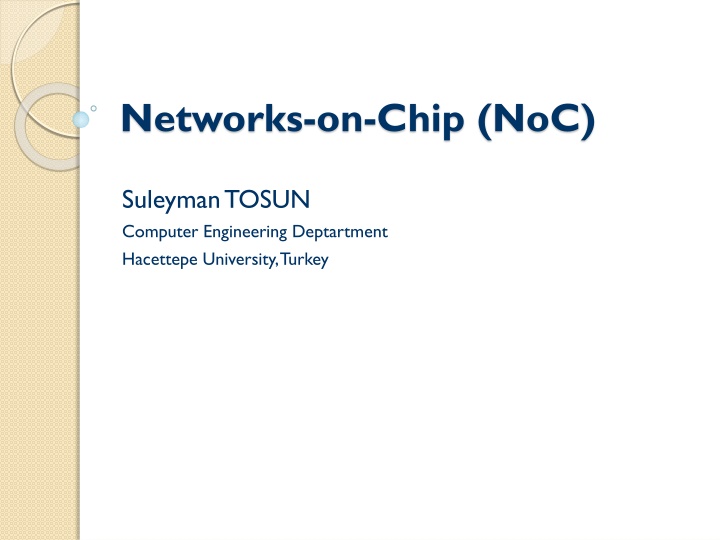 networks on chip noc