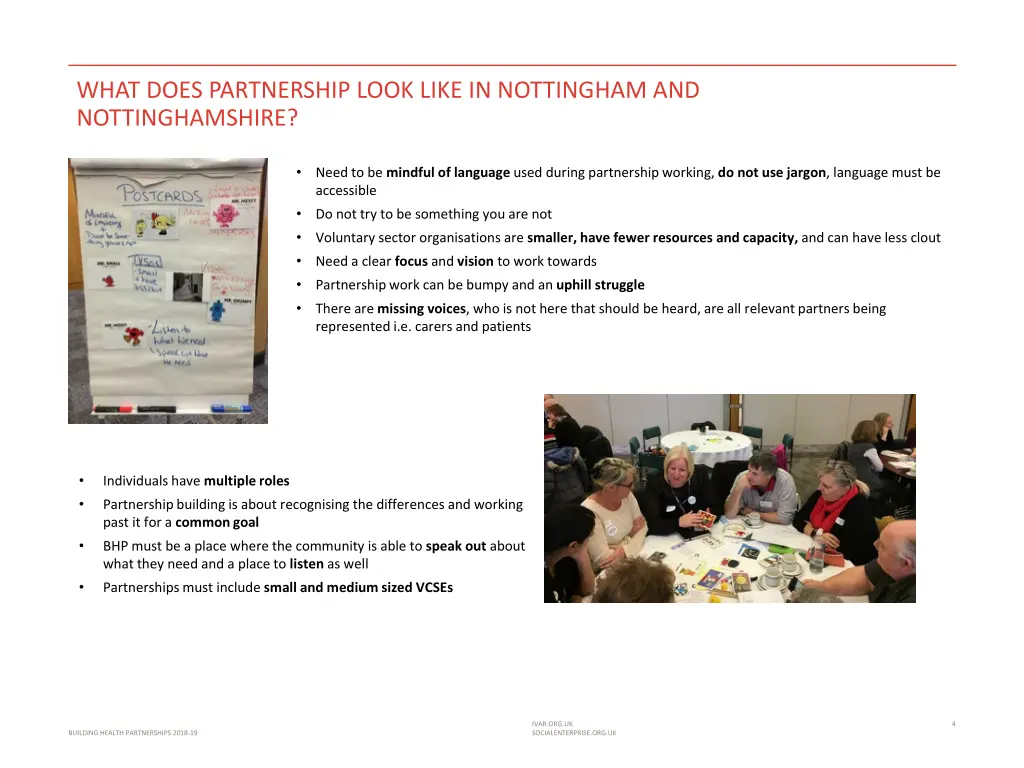 what does partnership look like in nottingham