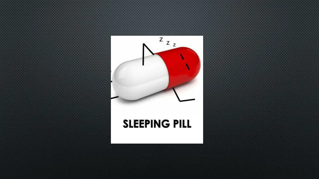 sleeping pill