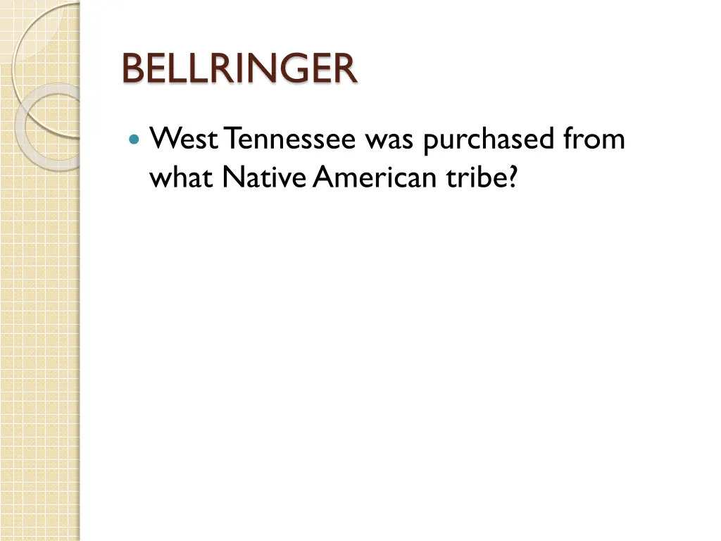 bellringer 1