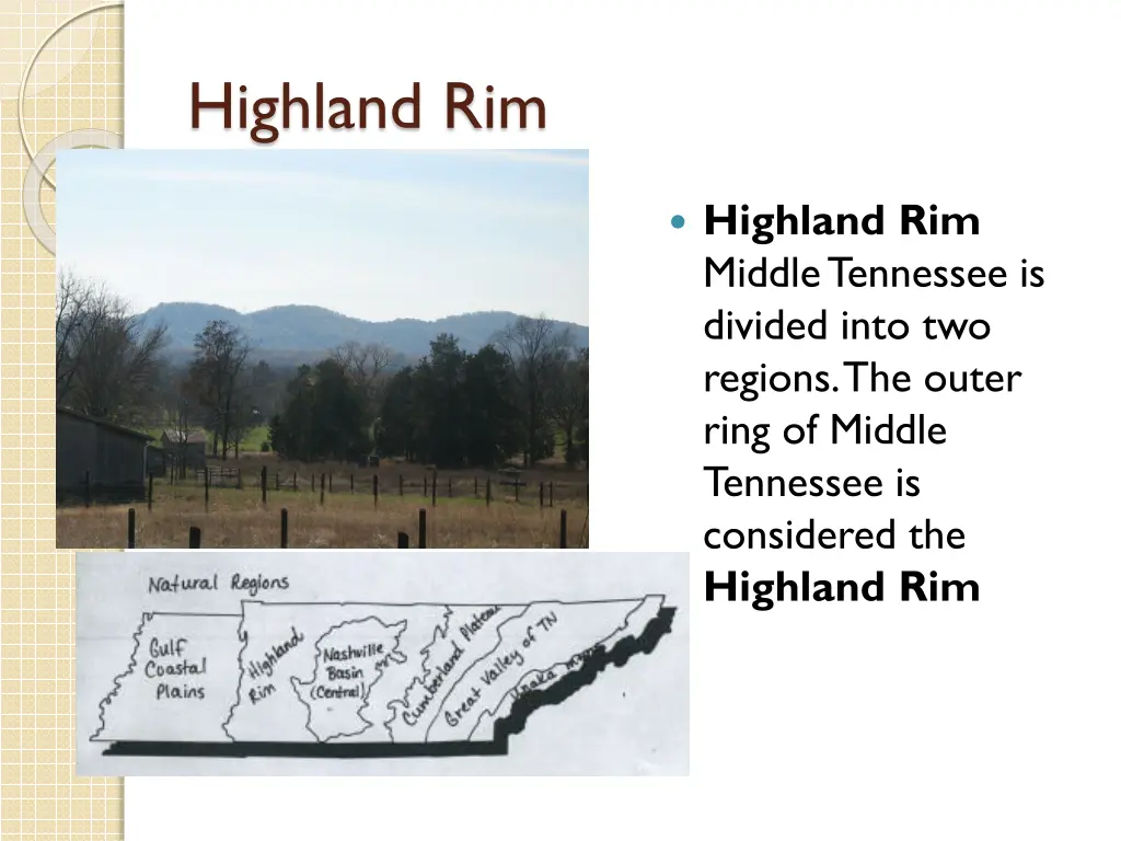 highland rim